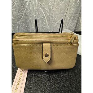 E Crossbody Bag - NWT TAN